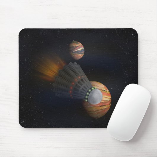 Tapis De Souris Shuttlecock Space Shuttle (Avec souris)