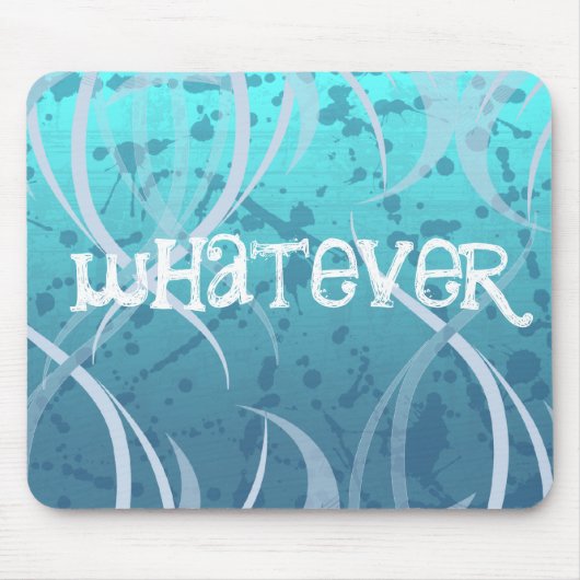 Tapis De Souris Si bleu quelque Mousepad punk (Devant)
