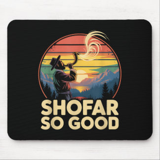 Tapis De Souris Si Bon Rosh Hashanah Drôle Fête Juive Sho Far