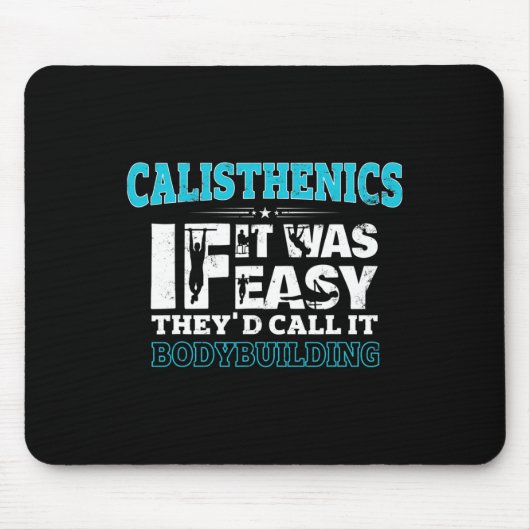 Tapis De Souris Si c'était facile, ils l'appelleraient Bodybuildin (Devant)