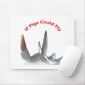 Tapis De Souris Si Les Chiens Pouvaient Voler (Avec souris)