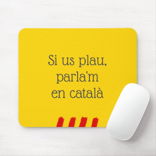 Tapis De Souris Si Us Plau, Parla'm en Català (Avec souris)