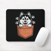 Tapis De Souris Siberian Husky In Your Front Cket (Avec souris)