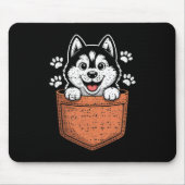 Tapis De Souris Siberian Husky In Your Front Cket  (Devant)