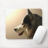 Tapis De Souris Sibérie Husky Mousepad Cadeaux Malamute Chiens De  (Avec souris)