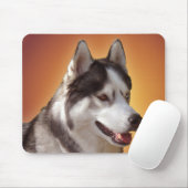 Tapis De Souris Sibérie Husky Mousepad Cadeaux Malamute Chiens De  (Avec souris)