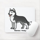 Tapis De Souris Sibérien Husky (Avec souris)