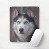 Tapis De Souris Sibérien Husky (Avec souris)