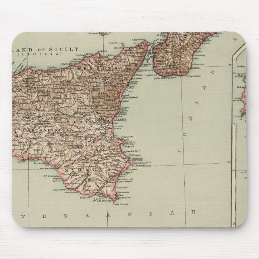 Tapis De Souris Sicile, Sardaigne (Devant)
