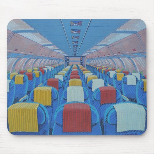 Tapis De Souris Sièges d'avion (par Gregorio Undurraga) (Devant)