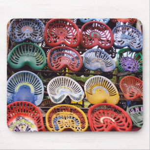 Tapis De Souris Sièges de tracteur à l'exposition de tracteur