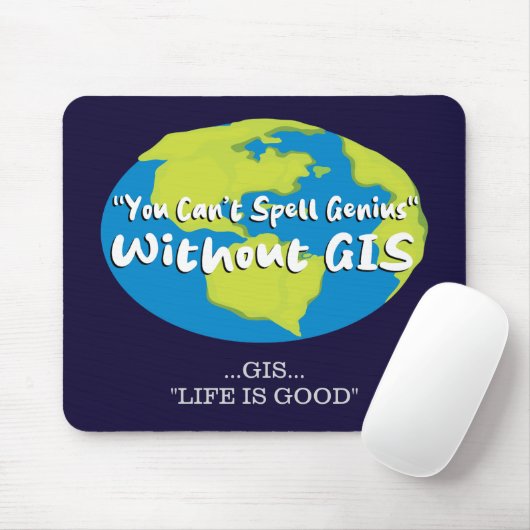 Tapis de souris SIG, géospatial (Avec souris)
