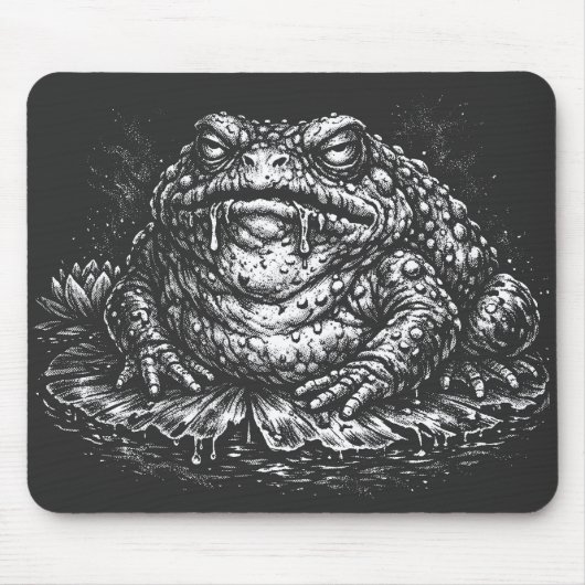 Tapis De Souris Sigil du Crapaud Hanté par BurnsInHell (Devant)