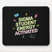 Tapis De Souris Sigma Student Energy Activated, Back To School, Ge (Devant)