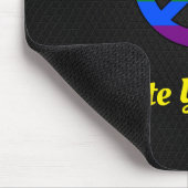 Tapis De Souris Signal de paix LGBT (Coin)