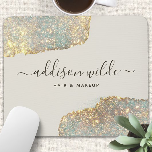 Tapis De Souris Signature holographique Script moderne Parties sci