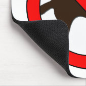 Tapis De Souris Signe Aucun Chien (Coin)
