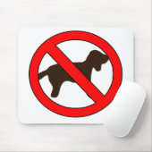 Tapis De Souris Signe Aucun Chien (Avec souris)