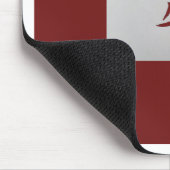 Tapis De Souris Signe chinois zodiaque rouge ocre (Coin)