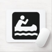 Tapis De Souris Signe de canoë (Avec souris)