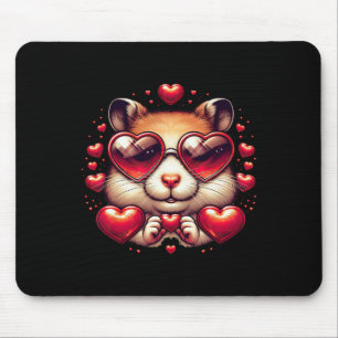Tapis De Souris Signe de cœur Main Hamster Enfants Hommes Femmes H