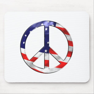 Tapis De Souris signe de paix merica