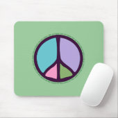 Tapis De Souris Signe de paix Mousepad (Avec souris)