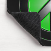 Tapis De Souris signe de paix vert (Coin)