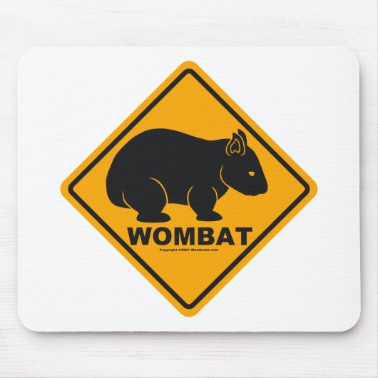 Tapis De Souris Signe de wombat (Devant)