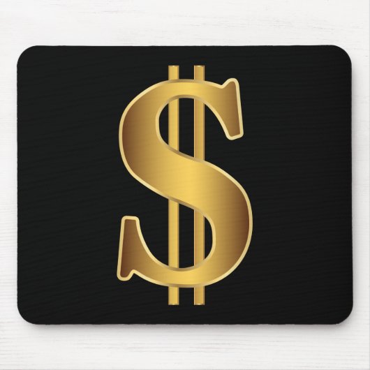 Tapis De Souris Signe dollar (Devant)