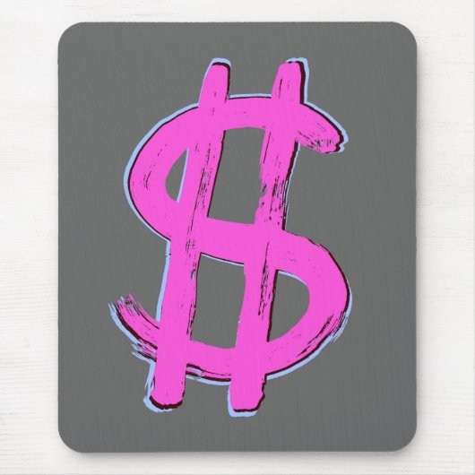 Tapis De Souris SIGNE Dollar Rose (Devant)