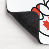 Tapis De Souris SIGNE DU Drapeau V DU CANADA (Coin)