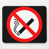 Tapis De Souris Signe NO Smoking - Signal UK (Devant)