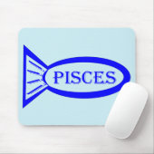 Tapis De Souris SIGNE PISCES Poisson Mousepad (Avec souris)