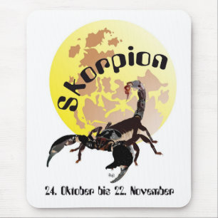 Tapis De Souris Signe Scorpion Mauspad
