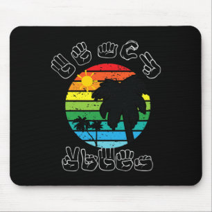 Tapis De Souris Signer ASL Langue des Signes Vêtements Plage Sourd