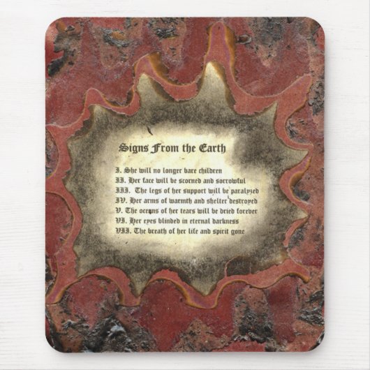 Tapis De Souris Signes De La Terre (Devant)