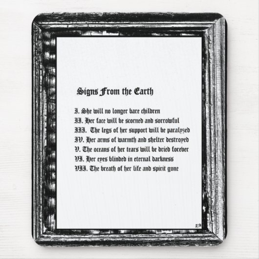 Tapis De Souris Signes De La Terre (Devant)