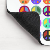 Tapis De Souris Signes de paix colorés (Coin)