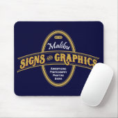 Tapis De Souris Signes et graphiques Mouspad de Malibu (Avec souris)