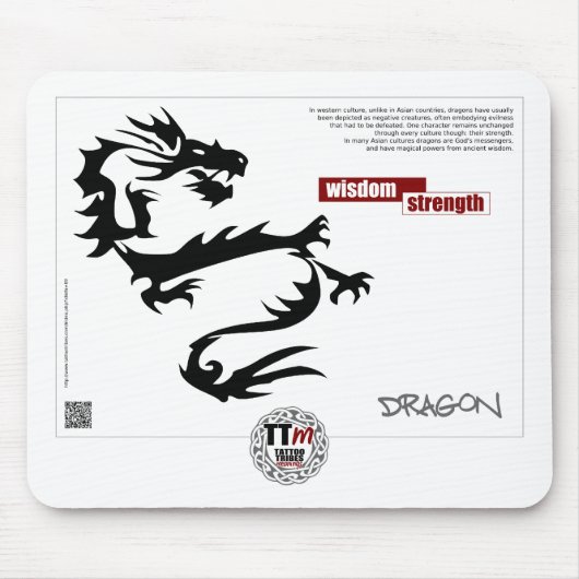 Tapis De Souris Significations de TTT - DRAGON (Devant)