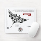 Tapis De Souris Significations de TTT - rayon de manta d'OHANA (Avec souris)