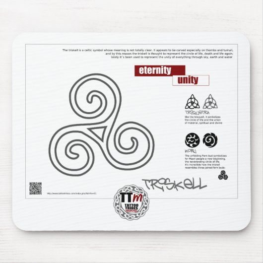 Tapis De Souris Significations de TTT - TRISKELL (Devant)