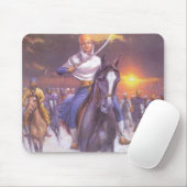 Tapis de souris SIKH courageux (Avec souris)