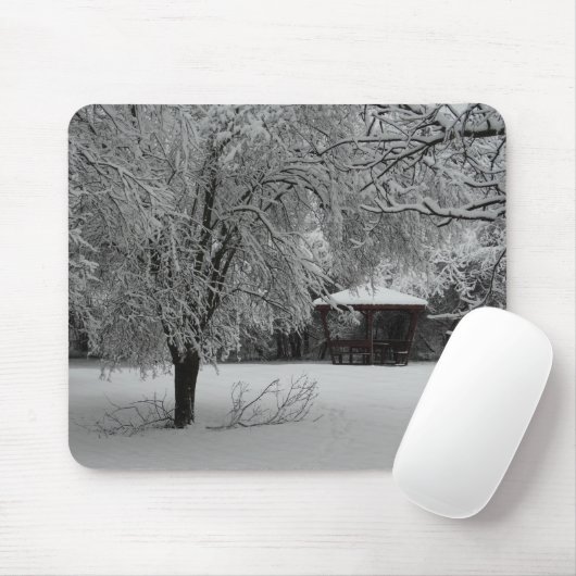 Tapis De Souris Silence d'hiver Mousepad (Avec souris)