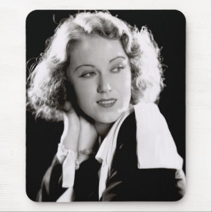 Tapis de souris silencieux de Fay Wray de star de