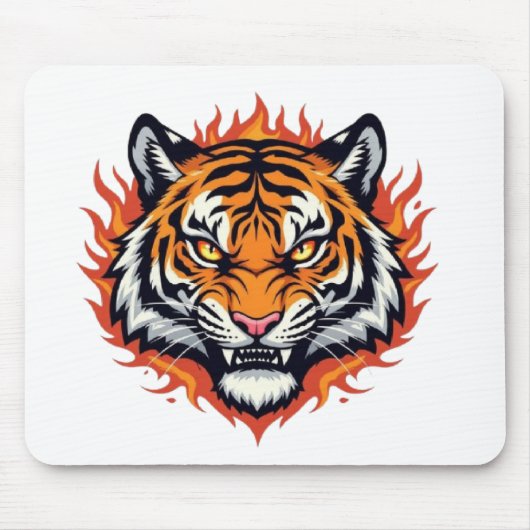 Tapis De Souris Silent Tiger – Precision and Power (Devant)