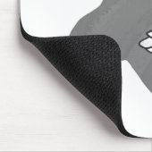 Tapis De Souris Silhouette à la main Billy Goat Grey (Coin)