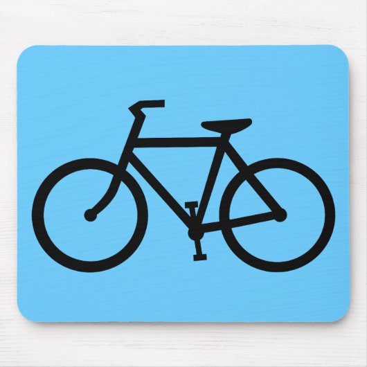 Tapis De Souris silhouette cycliste (Devant)
