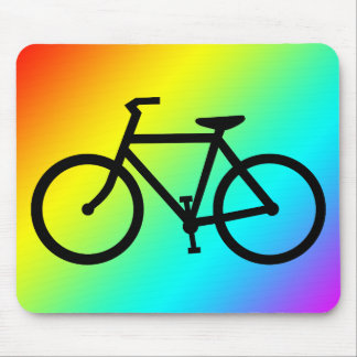 Tapis De Souris silhouette cycliste